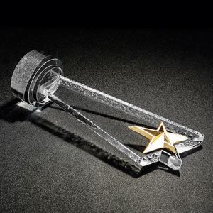 Cheap Wholesale High-quality K9 Blank Crystal Glass Trophy Award Custom Crystal Glass Award Trophy <b>For</b> Business <b>Gifts</b> - Product Image 1
