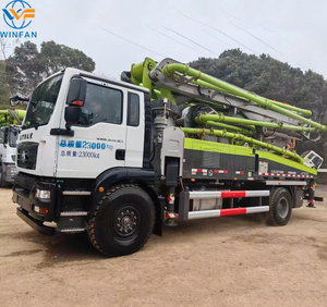 Bomba de Concreto Usada Zoomlion 38X-5RZ Montada en Camión, 37.1M, Diésel, 5 Secciones, Configuración Original, Cumple con las Normas de Exportación - Product Image 1