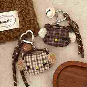 Llavero de Peluche Suave Estilo Japonés Retro, Colgante Vintage, Duradero, Ecológico, Versátil, para Mochila de Niñas, a la Moda - Product Image 2