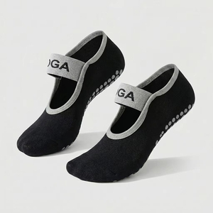 <span class=keywords><strong>Calzini</strong></span> Sportivi Estivi a Taglio Basso con Lacci e Grip Antiscivolo <span class=keywords><strong>per</strong></span> Yoga, Pilates, Barre, Danza, Allenamento in Palestra e Uso Quotidiano - Product Image 1