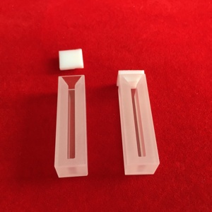Espectrofotômetro Fluxo Através Micro Fluorescência Célula De Quartzo Clara Cuvette De Vidro De Quartzo - Product Image 1