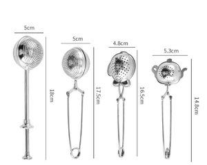 Accessoires à thé Infuseur à thé couleur argent Infuseur à thé en vrac en acier inoxydable Passoire à thé Infuseur - Product Image 2