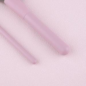 Juego de 12 <span class=keywords><strong>brochas</strong></span> de maquillaje veganas de color rosa fuerte, <span class=keywords><strong>brochas</strong></span> de maquillaje de pelo sintético con etiqueta privada - Product Image 3