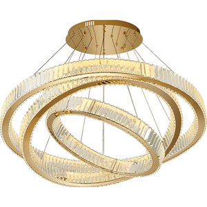 Lampadario Moderno a Sospensione LED Regolabile in Altezza, di Lusso, in Cristallo e Acciaio Inossidabile per Soggiorni/Sale da Pranzo - Product Image 5