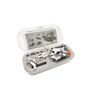 Piezas de repuesto para máquinas de coser domésticas, juego de <span class=keywords><strong>prensatelas</strong></span> Ruffler de 8 piezas, ajuste Universal para <span class=keywords><strong>Janome</strong></span> Singer Brother - Product Image 1