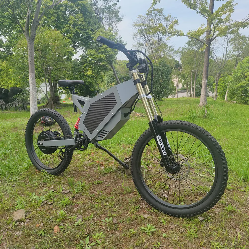 Ss60 mais novo modelo de bicicleta enduro, pneu de bicicleta elétrica de 72v, 5000 w, bateria de lítio de 26 polegadas