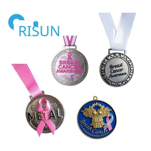 Manufacture Custom <strong>3D</strong> Enamel Ribbon Autism Jigsaw <strong>Puzzle</strong> <strong>Metal</strong> Award Prize Cancer Awareness Medals Custom Medal <strong>Puzzle</strong>
