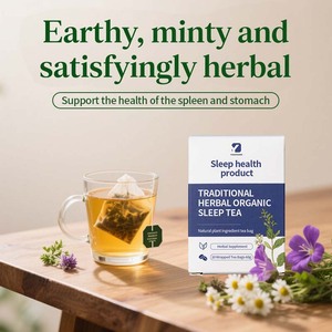 Kustom Herbal tradisional organik teh tidur bahan tanaman alami kantung teh obat dewasa produk kesehatan - Product Image 5