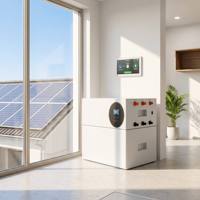 Batterie au lithium LiFePO4 de qualité A 48V 185Ah pour système de stockage d'énergie domestique, batterie à cycle profond pour onduleur solaire avec BMS intelligent