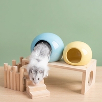 Nid de repos en céramique en forme d'œuf pour hamsters syriens dorés, idéal pour toutes les saisons – Vente en gros