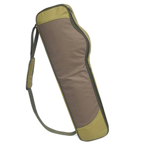 Sac de transport pour cannes à pêche 80 cm en tissu Oxford imperméable, vert militaire kaki, avec compartiments pour leurres, lignes et moulinets - Product Image 2