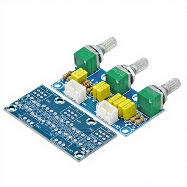 XH-M802 Passive Tuning Preamplifier Board with High/Low Tone Adjustment HIFI Audiophile Grade Made in China