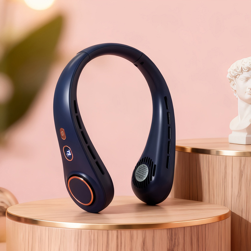 Banda para el cuello con pantalla digital azul