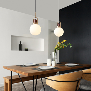 Stile giapponese in legno massello <span class=keywords><strong>lampadario</strong></span> Nordic minimalista ristorante negozio di bar contatore <span class=keywords><strong>camera</strong></span> <span class=keywords><strong>da</strong></span> <span class=keywords><strong>letto</strong></span> comodino balcone sfera di vetro <span class=keywords><strong>lampadario</strong></span> - Product Image 3
