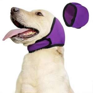 Capucha Calmante Impermeable para Perros, Protector de Cabeza Antivibración, Cubre Orejas, para Truenos, Rayos, Fuegos Artificiales, Visitas al Veterinario, Peluquería - Product Image 5