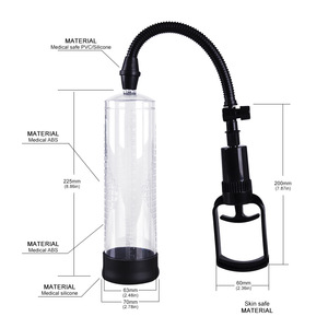 Masturbator Voor Man Vacuüm Penis Pomp Handmatige Pomp Massage Toenemende Grootte En Kracht Volwassen Speelgoed - Product Image 4