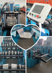 Automatic Metal Steel Solar Panel Photovoltaic Bracket Support M Strut Bracket Rain Water Gutter Cold Roll Forming Machine - Product Image 4