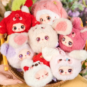 Authentique Baby Three 12 pièces/ensemble <span class=keywords><strong>Lila</strong></span> Zoo Mini téléphone portable avec cordon, boîte mystère unisexe, pendentif pour sac, boîte mystère - Product Image 2