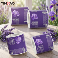 Bouteille de shampoing yingao, étiquettes personnalisées en vinyle adhésif imperméable, autocollants de logo de marque en rouleaux, autocollants de logo personnalisés pour étiquettes d'emballage