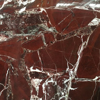 HDSTONE OEM/ODM Carreaux de marbre rouge populaires Rosso Levanto Marmor Marmol Dalle de marbre violet naturel avec veines blanches pour escaliers