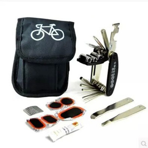 Kit d'outils de réparation de vélo Fiery Fox 16 en 1, ensemble portable en fer pour l'entretien des vélos de montagne, pack combiné - Product Image 3