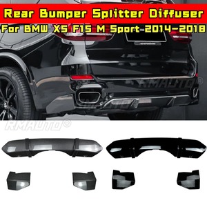 Para BMW X5 F15 M Sport, Kit de Carrocería, Difusor de Parachoques Trasero, Cubierta Protectora de Alerón para BMW X5 F15 M Sport 2014-2018, Accesorios para Automóviles - Product Image 1