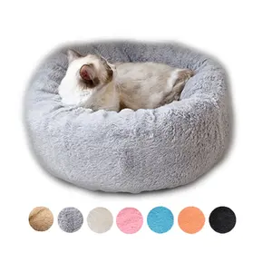 Groothandel Hond Supplies Pet Sofa Orthopedische Faux Fur Kussen Dekens Fleece Kat Bed Voor China Huisdieren Producten