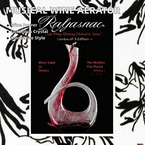קריאייטיב יוקרתי יצירתי זכוכית יין דקנטר aerator עיצוב מודרני תווים מנפק תכונה ניידת יין אדום אביזר - Product Image 2