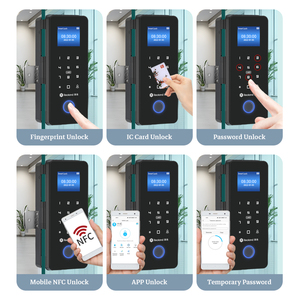 Cerradura de Puerta Biométrica Inteligente Electrónica de Seguridad ZDL2618 con Huella Dactilar, Aplicación, Contraseña y Tarjeta para Oficina, Cerradura Inteligente de Doble Cara ZDL2618 - Product Image 4