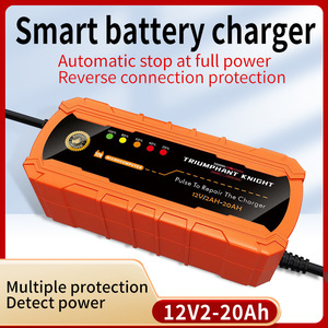 NCFKOS <span class=keywords><strong>12V</strong></span> <span class=keywords><strong>Cargador</strong></span> de batería de motocicleta eléctrica <span class=keywords><strong>12V</strong></span> 2A <span class=keywords><strong>Cargador</strong></span> de batería de reparación de pulso <span class=keywords><strong>9ah</strong></span> 12ah 20ah Batería de plomo ácido de ciclo profundo - Product Image 2