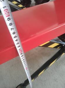 Transpaleteira Hidráulica Manual Pequena para Elevação de Carga, Carrinho Hidráulico de Elevação Alta, Transpaleteira Tipo Tesoura 1T - Product Image 5