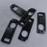Pièces prototypes en POM Delrin noir usinées sur mesure par CNC, échantillon de prototypage rapide, support, bague, usine OEM ODM