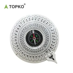 TOPKO Оптовая поставка дизайн 100 мм мини-Компас пластиковый открытый многофункциональный цифровой компас