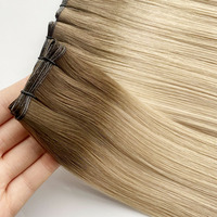 Cheveux humains de haute qualité 100% Genius Weft # Extensions Super Double Drawn Chengtu, teintes et lisses