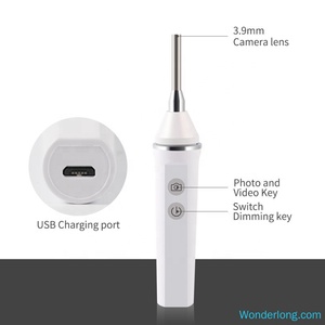 3.9MM WiFi oreille nettoyage Endoscope Mini oreille endoscope caméra 720P HD sans fil oreille portée cérumen outil de nettoyage pour <span class=keywords><strong>iPhone</strong></span> IOS - Product Image 5