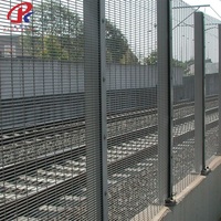 Sistema de Cerca Eléctrica de Seguridad de Panel Plano de Malla 358, Alarma, Energía Solar, Acero Inoxidable, Resistente a la Oxidación, Recubrimiento en Polvo, Seguridad para el Hogar