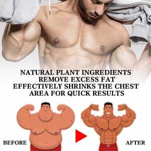 OUHOE Crema Reafirmante de Pecho Orgánica para Hombre, Crema para Adelgazar el Pecho Masculino, Venta al Por Mayor, Marca Privada - Product Image 5