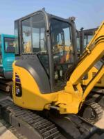 Komatsu PC35MR minigraafmachine, veelzijdige rupsgraafmachine, Japanse bouw, voor comfortabel dagelijks werk.