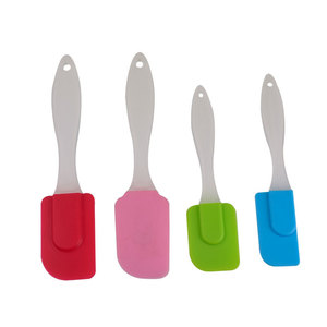 Silicone Spatula 26 16 Sand Handle Scraper Heat Resistant Baking Kitchen Tool Mixing Pastry Utensil - Product Image 3