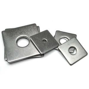 Chine Vente en gros Fixation personnalisée Rondelle plate en acier galvanisé à chaud DIN436 Finition en zinc Trou Rondelle carrée Style fendu GB - Product Image 5