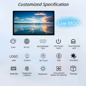21.5 32 Inch LCD Smart Android Windows Advertising Player With WIFI 4G 1920*1080 Ad <strong>Display</strong> Wall Mounted Touch Screen Commercial - Product Image 6