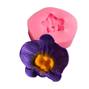 แม่พิมพ์ซิลิโคนสำหรับพลิกน้ำตาลเหลวดอกไม้ดอกไม้ดอกลิลลี่และดอกไม้ Fusarium แม่พิมพ์กาวช็อคโกแลตดินเหนียวอ่อน - Product Image 1