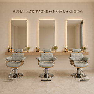 Top Selling Hot Beauty Barbershop Antique Salon Equipment and Furniture Hair Salon Round Base Styling <b>Chairs</b> Metal <b>Barber</b> <b>Chair</b> - Product Image 1