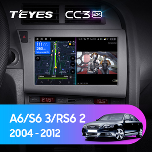 TEYES CC3 2K lettore DVD auto per Audi <span class=keywords><strong>A6</strong></span> C6 2004 - 2011 S6 3 2006 - 2011 RS6 2 2007 - Product Image 3