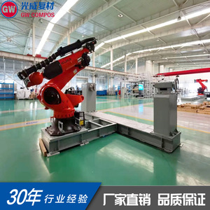 เครื่องพันขดลวดอัตโนมัติ Gw Compos Robotic Arm กำลังไฟ 2000 วัตต์ 380 โวลต์ สำหรับวัสดุคาร์บอนไฟเบอร์คอมโพสิต พร้อมระบบควบคุม PLC - Product Image 4
