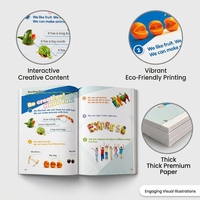Impression personnalisée de livres d'histoires illustrées pour enfants avec couverture rigide, illustrations en couleur, impression personnalisée de livres cartonnés pour enfants