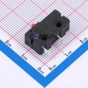 2JWD-HDWB-NO Limit Switch SIP,19.8x6.5mm Switch Single Pole Single Throw 19.8mm 6.5mm 10.6mm - Product Image 2