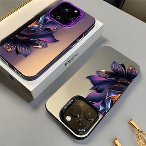 <span class=keywords><strong>Cover</strong></span> posteriore in morbido TPU con loto <span class=keywords><strong>viola</strong></span> Design creativo custodia per telefono cellulare antiurto per <span class=keywords><strong>iPhone</strong></span> 17 16 <span class=keywords><strong>Pro</strong></span> Max/15/<span class=keywords><strong>14</strong></span>/13 confezione al dettaglio - Product Image 5