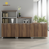 Meubles de bureau, bibliothèque, armoires en bois, bibliothèque de bureau, ensemble d'armoires de rangement modernes modulaires basses pour le bureau et la maison