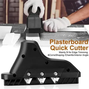 Cortador rápido de placas de yeso, cepillo manual para cantos de madera y placas de yeso, cepilladora manual para biselado de paneles de yeso, 45 grados. - Product Image 3